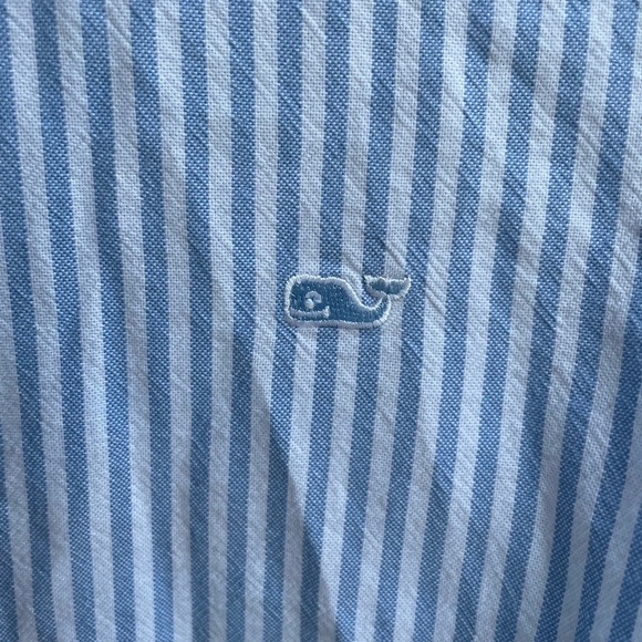 Vineyard Vines Striped Oxford Classic Fit Button Down Women’s 12 - Picture 2 of 5